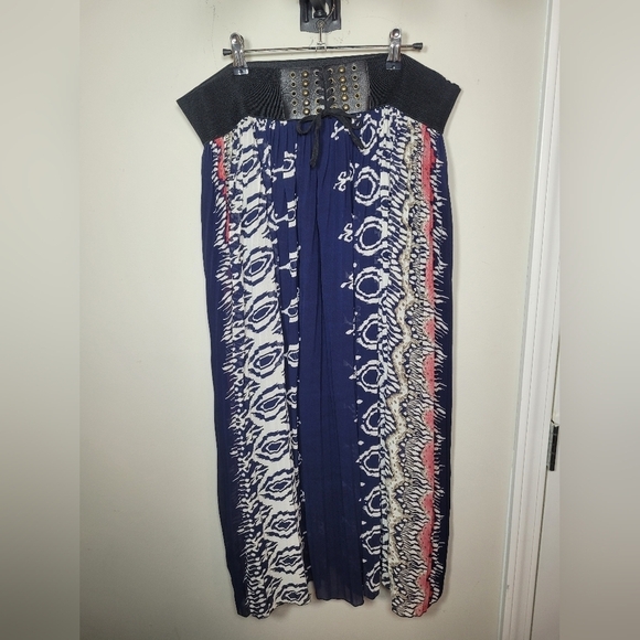 Magic Dresses & Skirts - Magic Boho Geometric Pleated Circle Accordion Maxi Skirt sz 1X